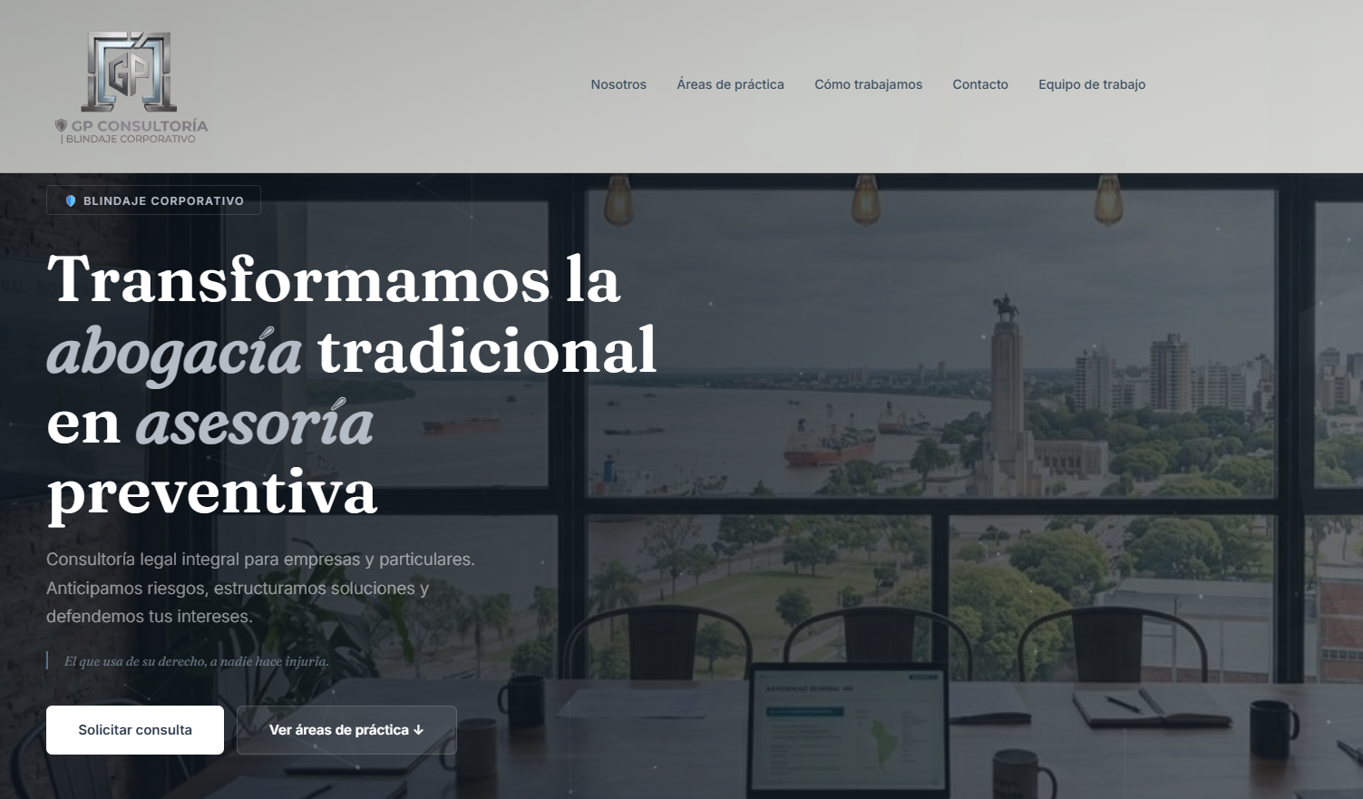 GP Consultoria Abogados web
