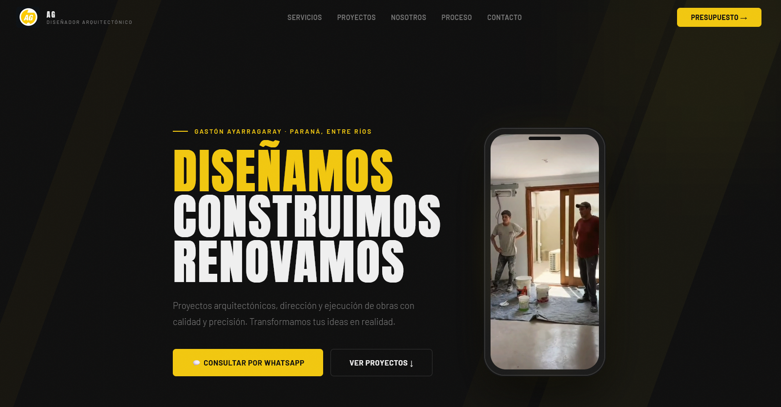 Proyectos arquitectónicos web